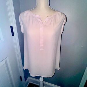 LOFT Sheer Sleeveless Blouse